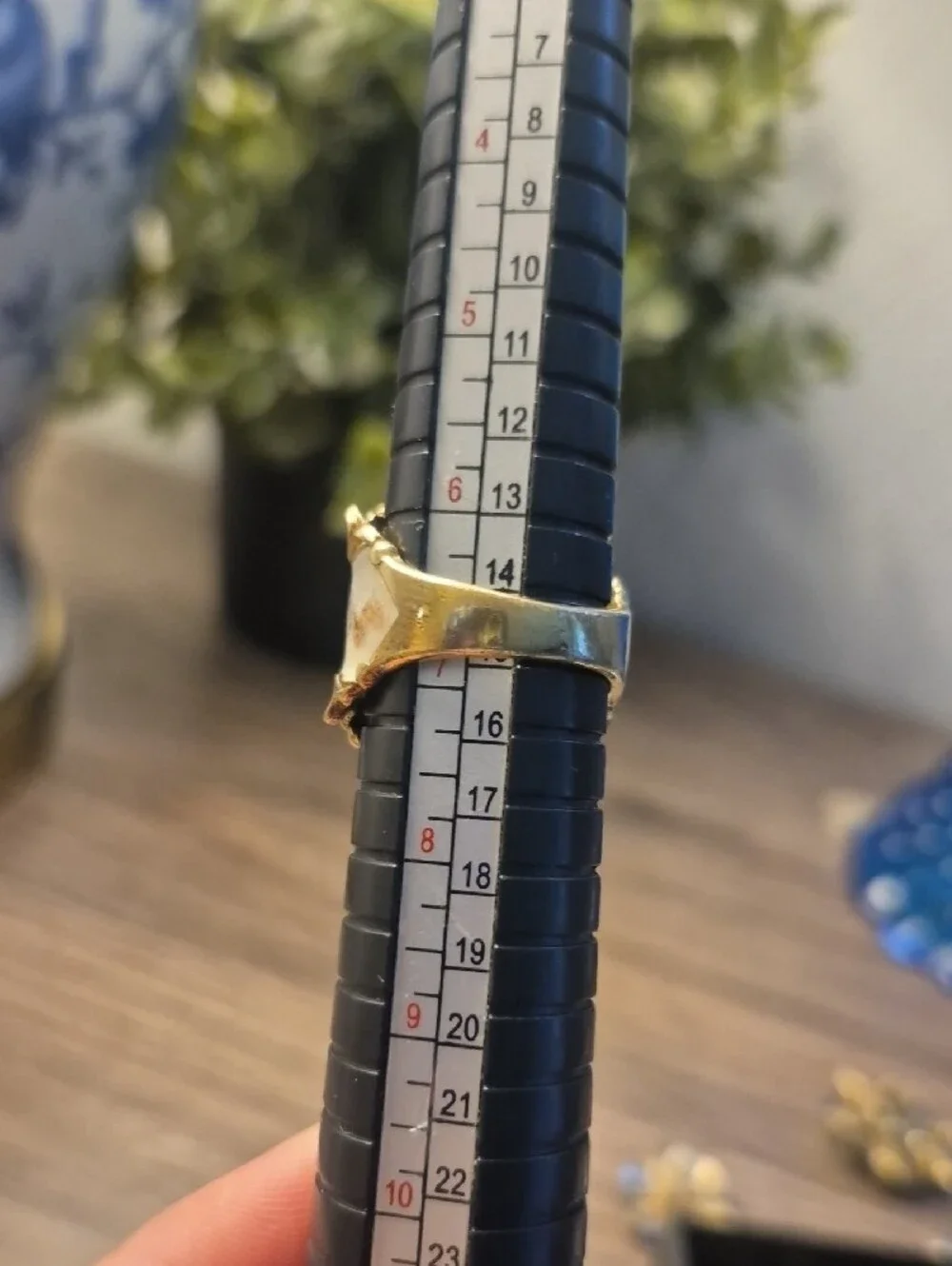 Sterling Vargas Vermeil Guilloche Flower Roses Band Ring